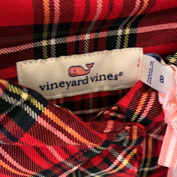 Vineyard Vines Weekend Plaid Button Down Blouse - Picture 6 of 6